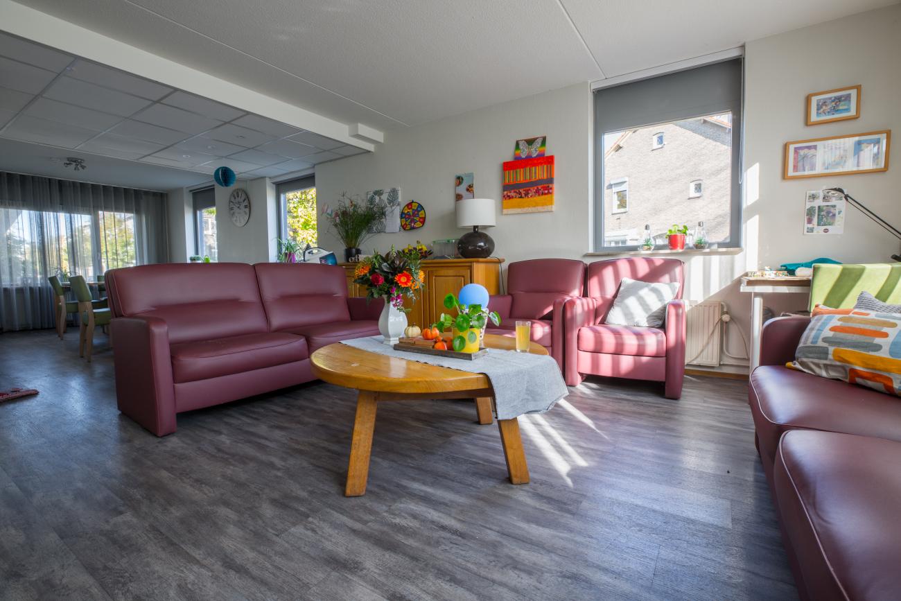 Onze woonkamer